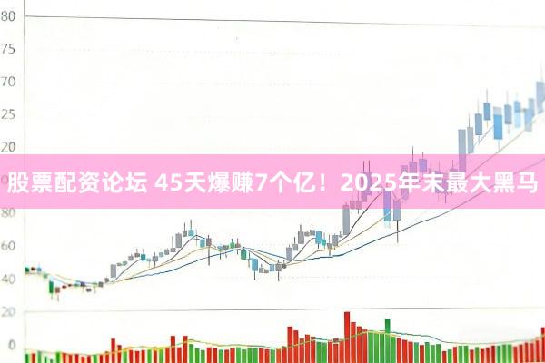 股票配资论坛 45天爆赚7个亿！2025年末最大黑马